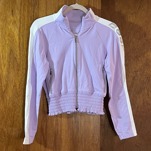 BEBE SPORT Lavender Jacket Sz M - Picture 1 of 4